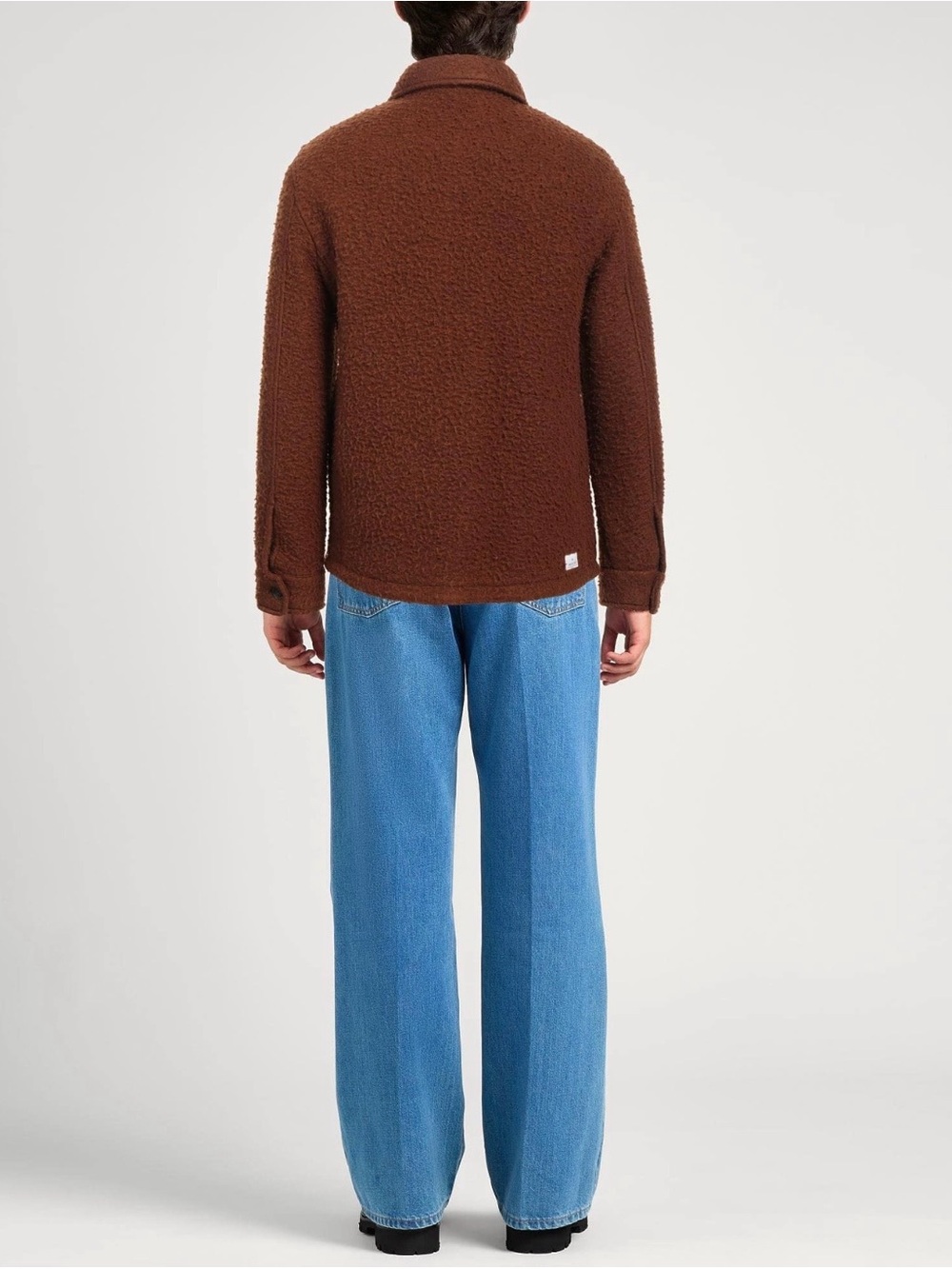 Manuel Ritz Brown/Tan Shirt Jacket - Picture 15 of 16